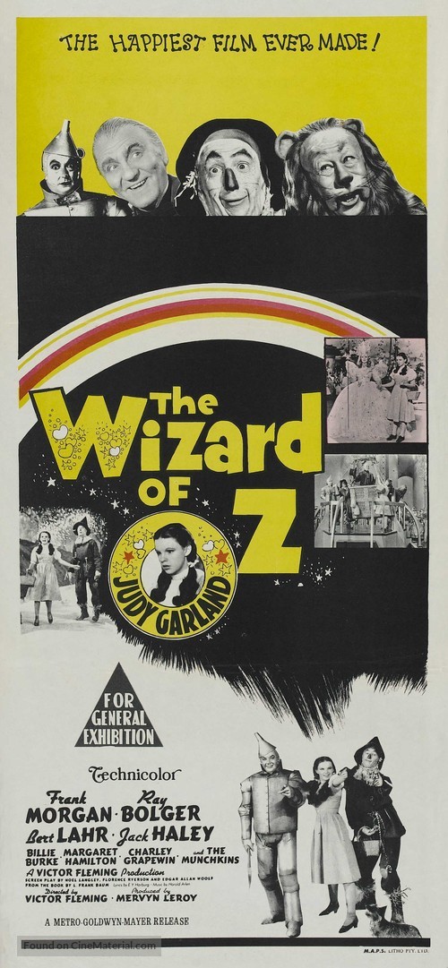 The Wizard of Oz - Australian Movie Poster