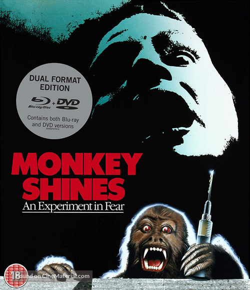 Monkey Shines - British Blu-Ray movie cover