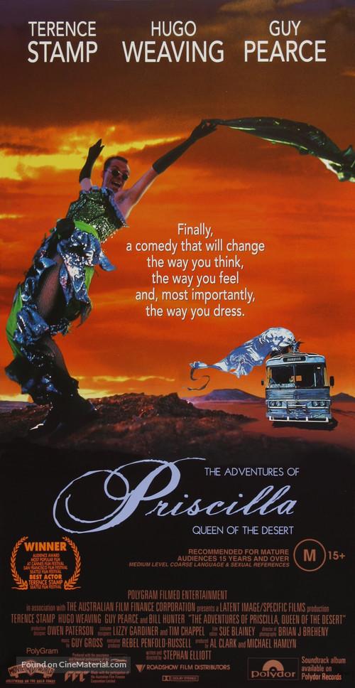 The Adventures of Priscilla, Queen of the Desert - Australian Movie Poster