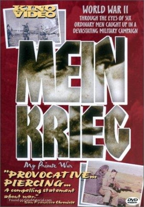 Mein Krieg - DVD movie cover