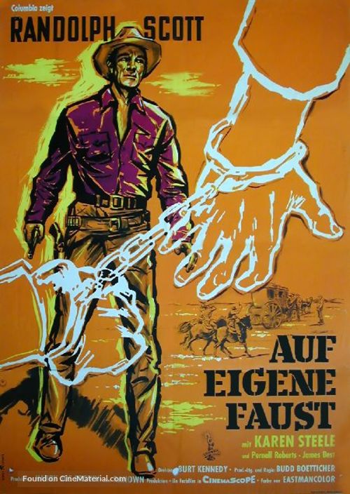 Ride Lonesome - German Movie Poster
