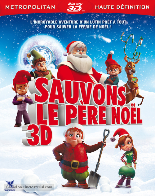 Saving Santa - French Blu-Ray movie cover