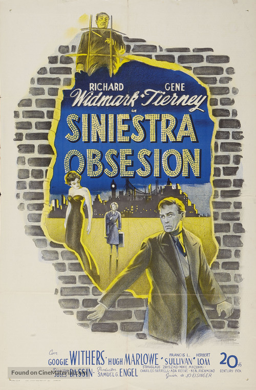 Night and the City - Argentinian Movie Poster