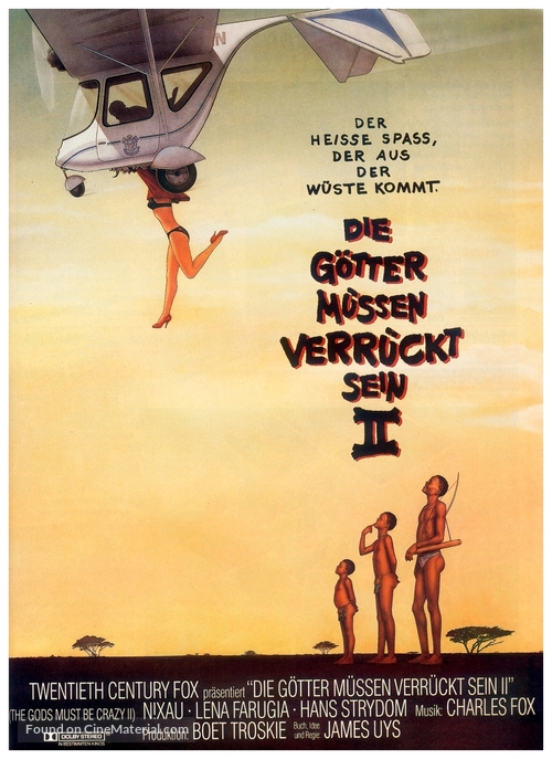 The Gods Must Be Crazy 2 - German poster