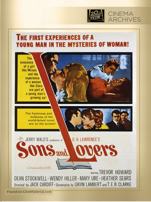 Sons and Lovers - DVD movie cover