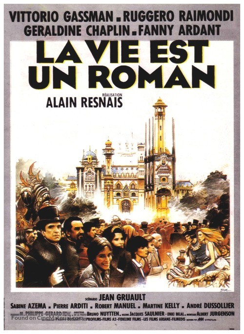 Vie est un roman, La - French Movie Poster