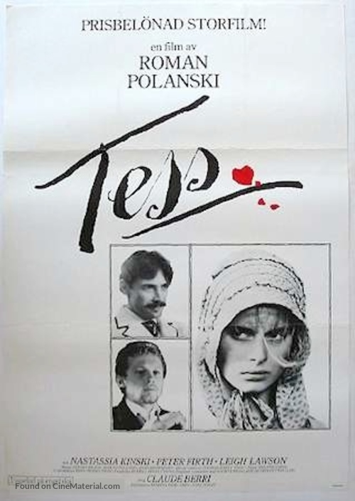 Tess - Swedish Movie Poster