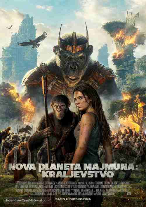 Kingdom of the Planet of the Apes - Serbian Movie Poster