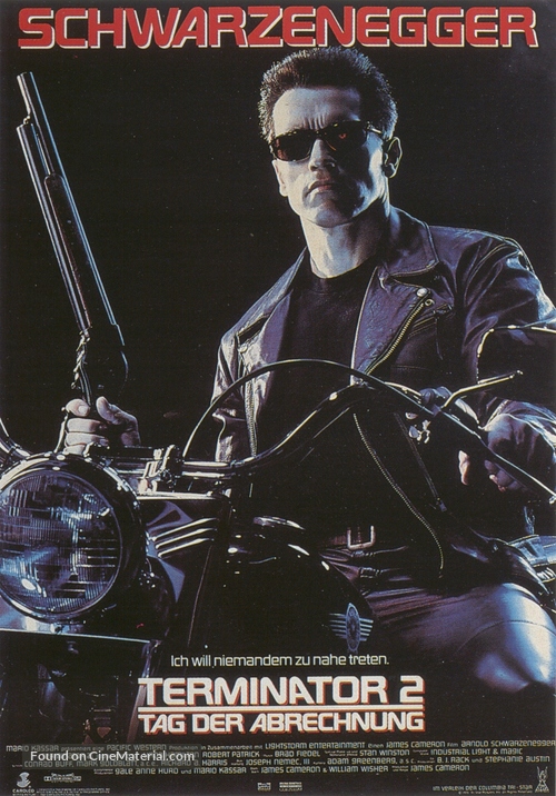 Terminator 2: Judgment Day - German Movie Poster