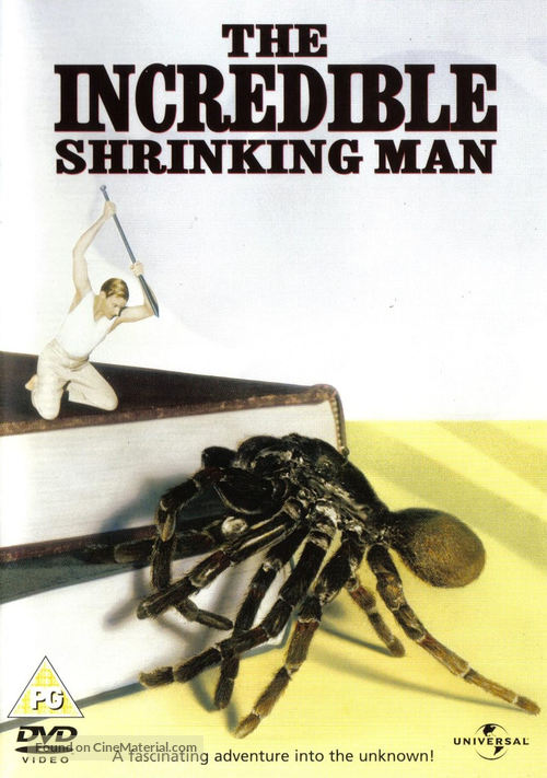 The Incredible Shrinking Man - British DVD movie cover