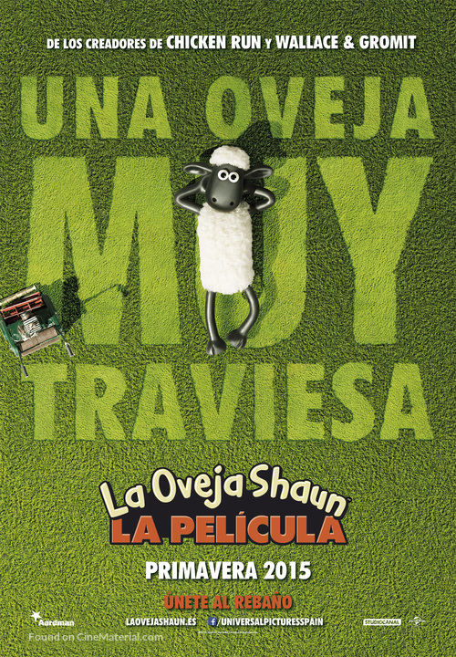 Shaun the Sheep - Spanish Movie Poster