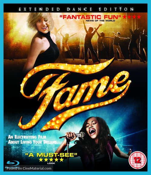 Fame - British Blu-Ray movie cover