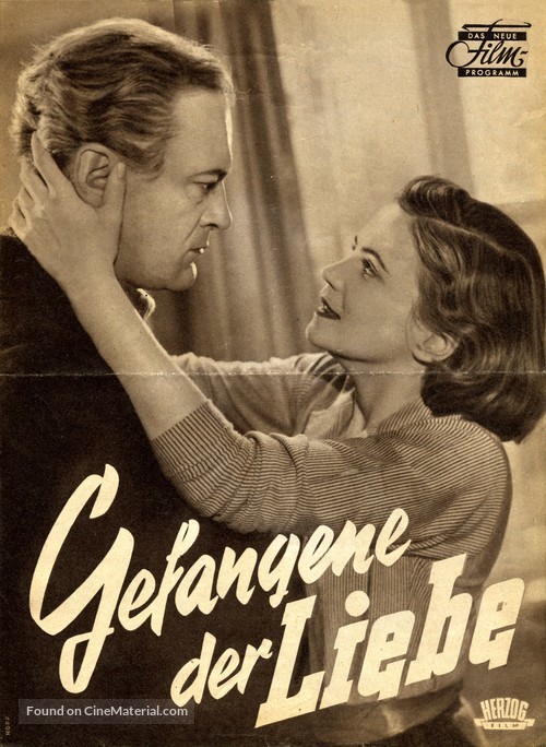 Gefangene der Liebe - German poster