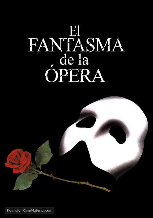 The Phantom Of The Opera - Spanish Movie Poster