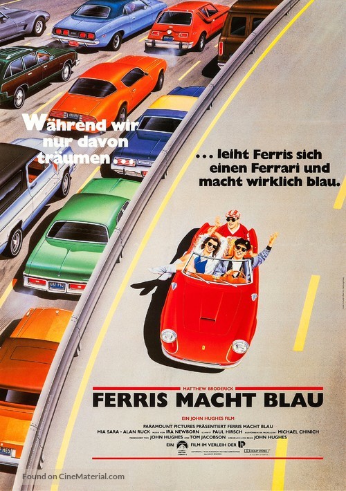 Ferris Bueller&#039;s Day Off - German Movie Poster