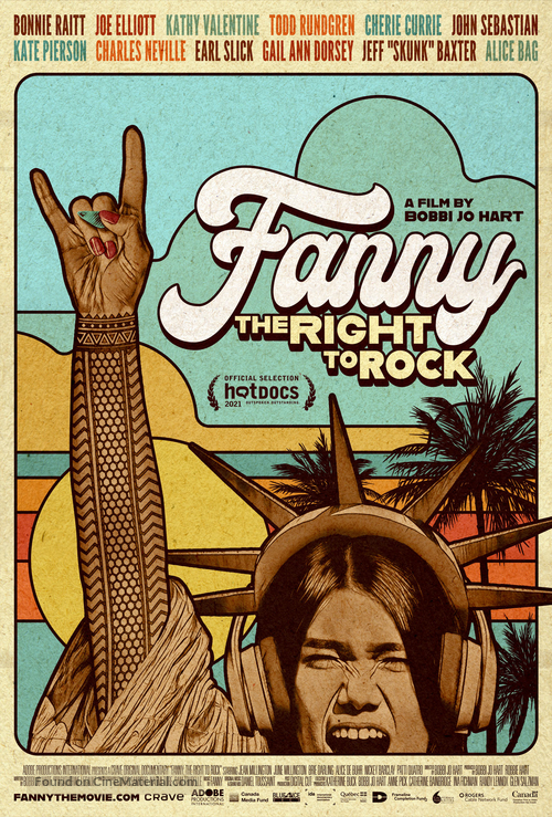 Fanny: The Right to Rock - Canadian Movie Poster