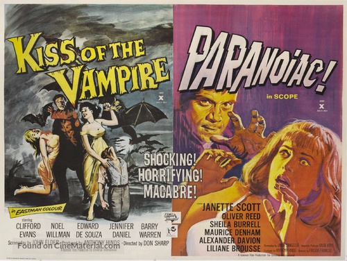 Paranoiac - British Combo movie poster