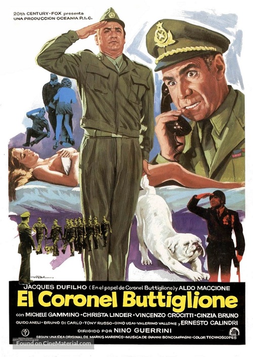 Il colonnello Buttiglione diventa generale - Spanish Movie Poster