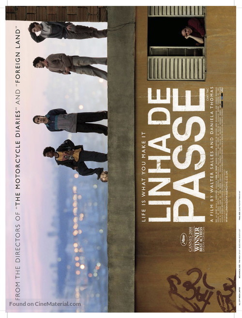 Linha de Passe - British Movie Poster