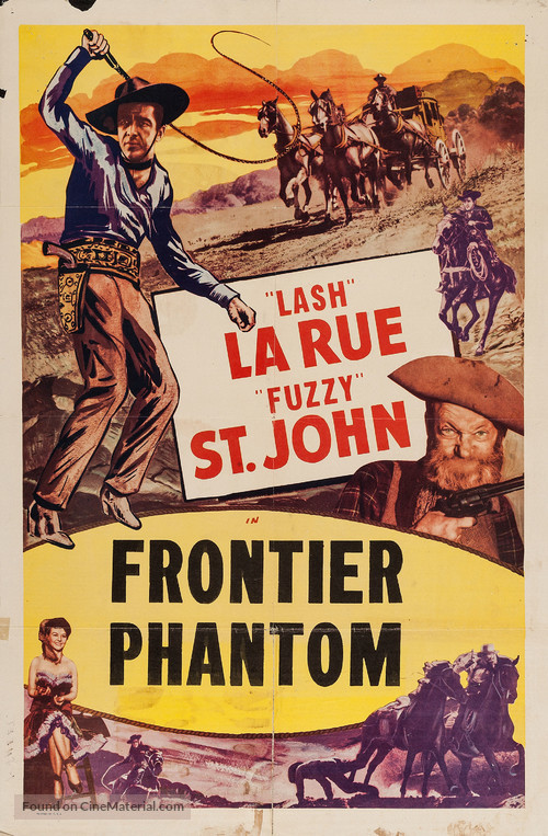 The Frontier Phantom - Re-release movie poster