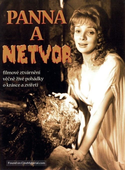 Panna a netvor - Czech DVD movie cover