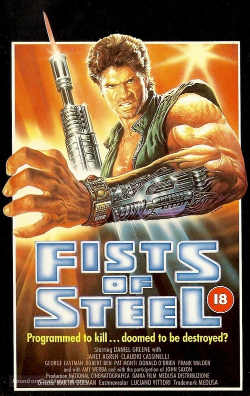 Vendetta dal futuro - British VHS movie cover