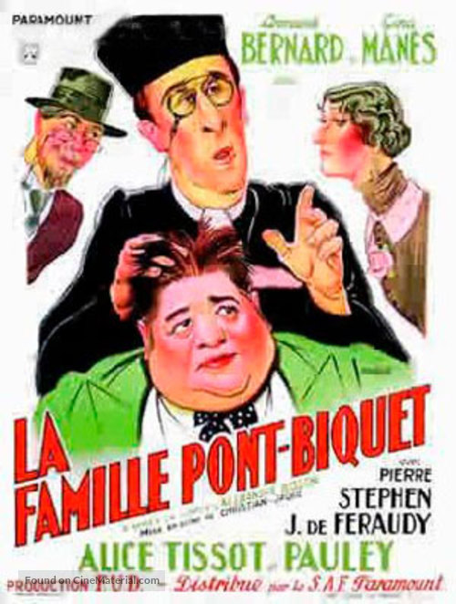 La famille Pont-Biquet - French Movie Poster