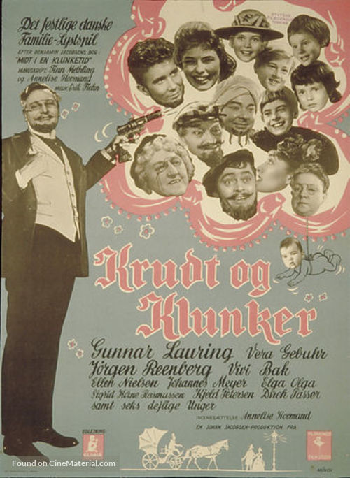 Krudt og klunker - Danish Movie Poster