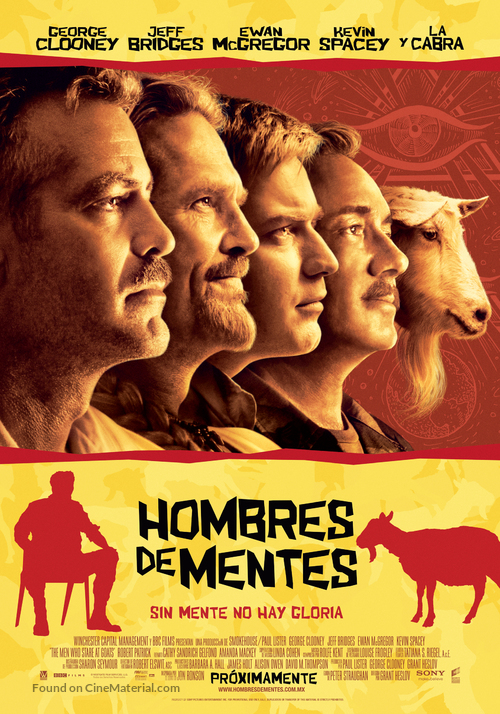 The Men Who Stare at Goats - Mexican Movie Poster