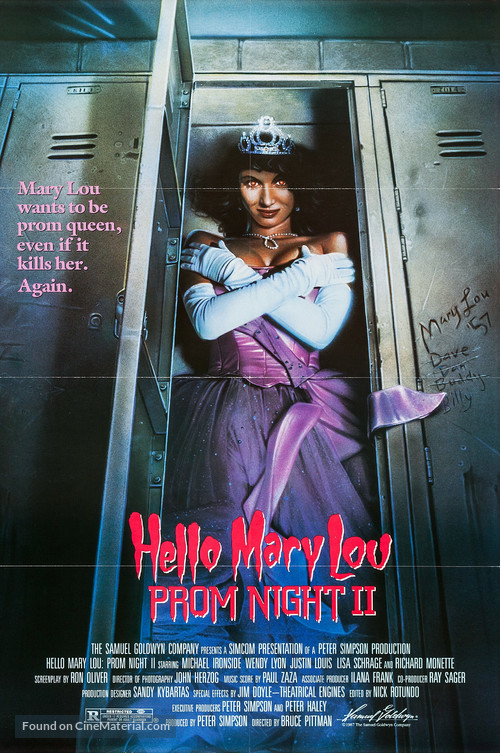 Hello Mary Lou: Prom Night II - Movie Poster