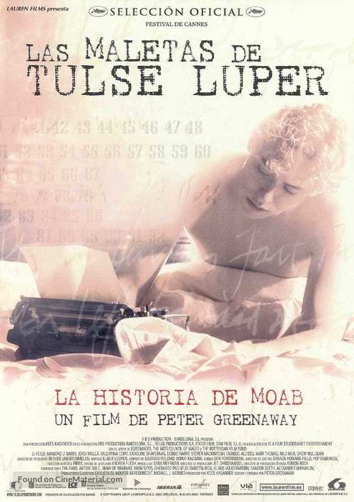 The Tulse Luper Suitcases, Part 1: The Moab Story - Spanish Movie Poster