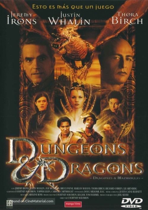 Dungeons And Dragons - Spanish Movie Cover