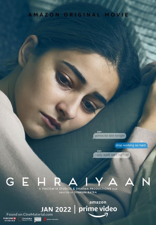 Gehraiyaan - Indian Movie Poster