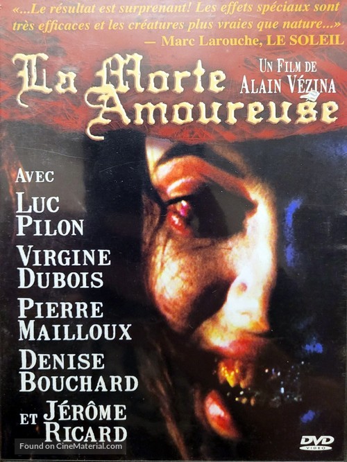 La Morte Amoureuse - Canadian DVD movie cover