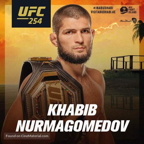 UFC 254: Khabib vs Gaethje - Movie Poster