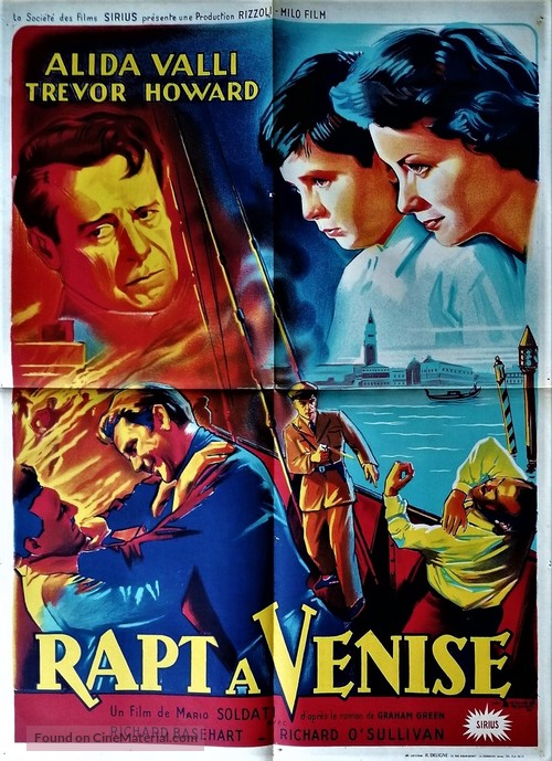 La mano dello straniero - French Movie Poster