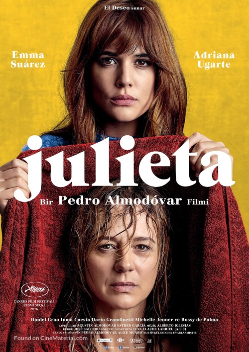 Julieta - Turkish Movie Poster