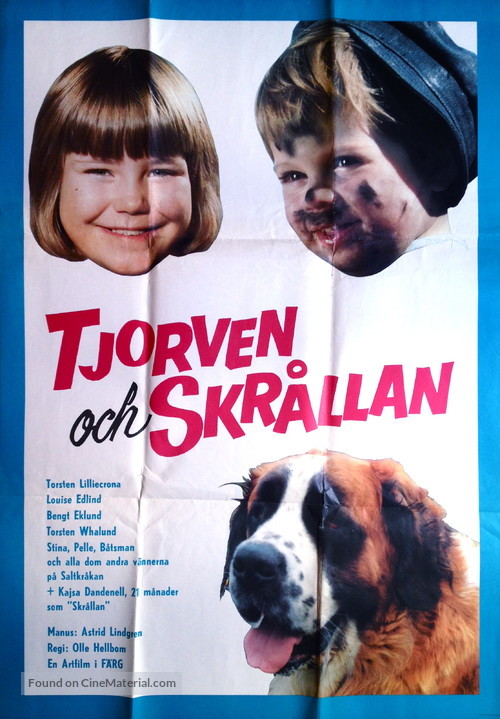 Tjorven och Skr&aring;llan - Swedish Movie Poster