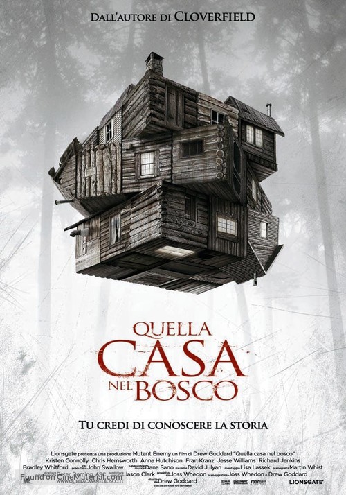 The Cabin in the Woods - Italian Movie Poster