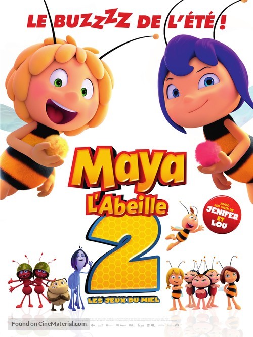 Maya the Bee: The Honey Games - French Movie Poster
