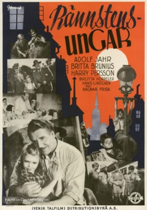 R&auml;nnstensungar - Swedish Movie Poster