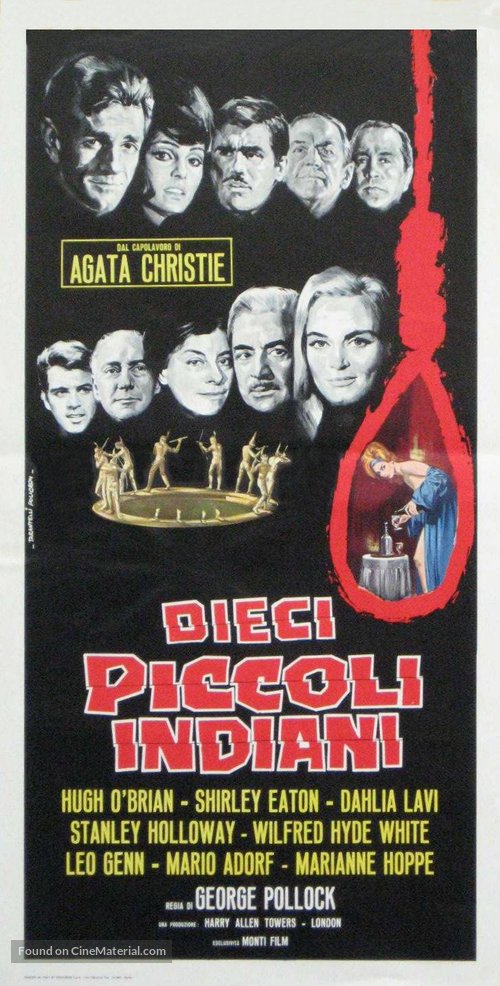 Ten Little Indians - Italian Movie Poster