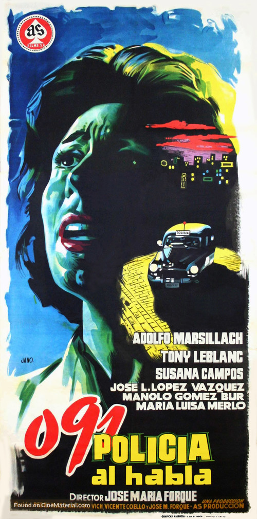 091 Polic&iacute;a al habla - Spanish Movie Poster