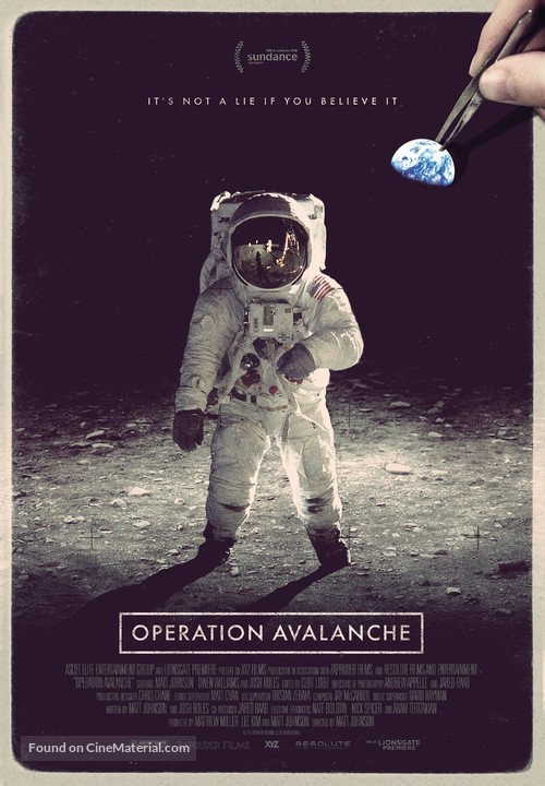 Operation Avalanche - Swiss Movie Poster