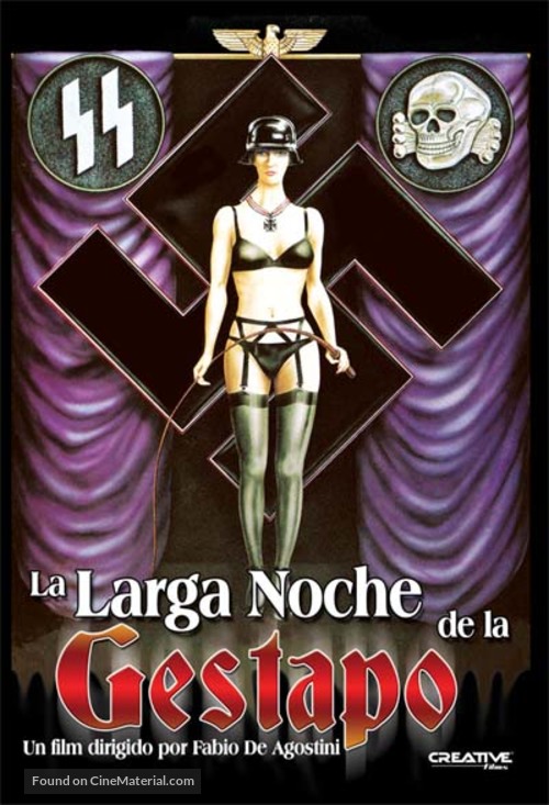 Le lunghe notti della Gestapo - Spanish DVD movie cover