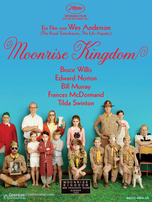 Moonrise Kingdom - Swiss Movie Poster
