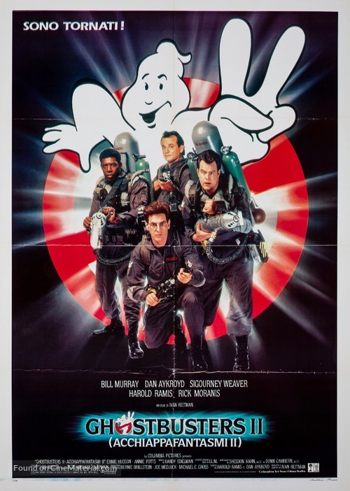Ghostbusters II - Italian Movie Poster