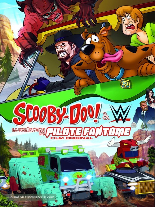 Scooby-Doo! And WWE: Curse of the Speed Demon - French DVD movie cover