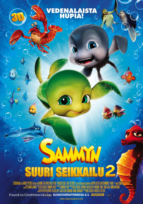 Sammy&#039;s avonturen 2 - Finnish Movie Poster