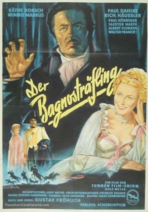 Der Bagnostr&auml;fling - German Movie Poster